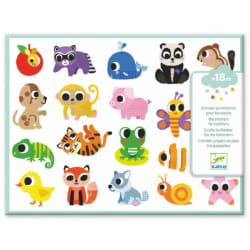 DJECO Grosses Gommettes Bebes Animaux