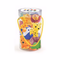 Jouet Animaux de la Savane - DJECO - Troopo-savana aille Unique - Mixte - A partir de 3 ans - Coloris Unique