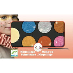 Djeco Maquillage Palette 6 Couleurs Éffet Métal