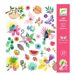 Djeco Stickers Papier Paradise 160 pièces