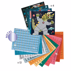 DJECO Space Battle Mosaic Kit - Vue supplémentaire 4