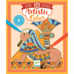 DJECO Egypt Artistic Colour, Kit de loisirs créatifs pour enfants, 6 an(s), Multicolore