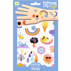 DJECO Weather Emojis Tattoos