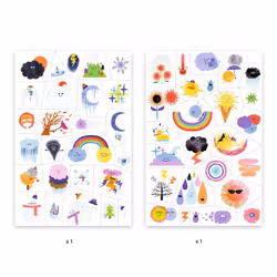 DJECO Weather Emojis Tattoos