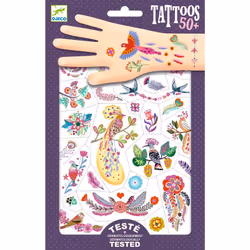 DJECO Bright Birds Tattoos