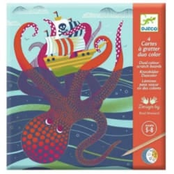 Djeco Cartes à Gratter Duo Color