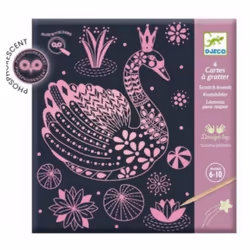 Cartes à gratter phosphorescente Monde merveilleux