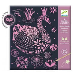 Cartes à gratter phosphorescente Monde merveilleux