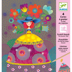 DJECO Carte À Gratter - Bal Des Coquet