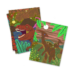 DJECO Cartes À Gratter Dinosaures