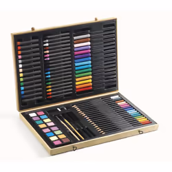 DJECO Grande Boîte De Couleurs, 9 an(s), Garçon/Fille, Chine, Multicolore, 80 pièce(s), 80 pièce(s)