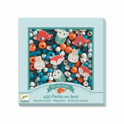 DJECO Wooden beads, 4 an(s), Bois, Multicolore