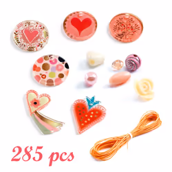 DJECO Heart Fancy Beads