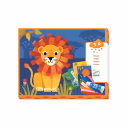 DJECO Collages, Kit de moulage/peinture pour enfants, 3 an(s), Multicolore
