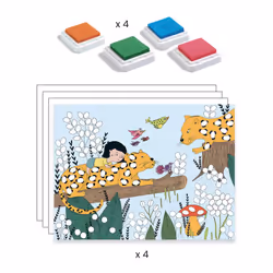 DJECO Touch and Paint! Finger Painting