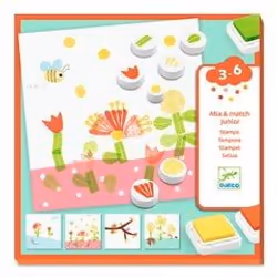 DJECO Dj09950, Kit de tampons pour enfants, 3 an(s), Multicolore