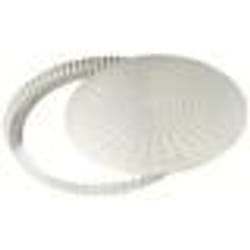 Tourtière cannelée perforée - GOBEL - Fer blanc - Ø30cm - Fond mobile - Hauteur 28mm