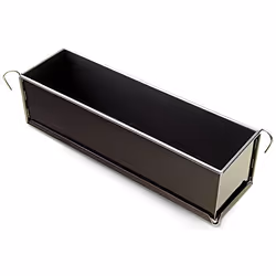 Moule à pâté long uni - GOBEL - Métal anti-adhérent - 30x8 cm