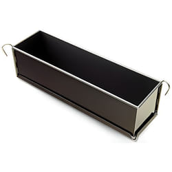 Moule à pâté long uni - GOBEL - Métal anti-adhérent - 30x8 cm