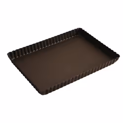 Gobel 225710, Moule à gâteau, Rectangulaire, Noir, 290 mm, 205 mm, 25 mm