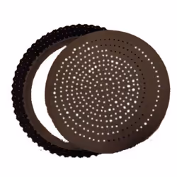 Moule à tarte - GOBEL - 26 cm - Anti-adhérent - Fond amovible - Perforé