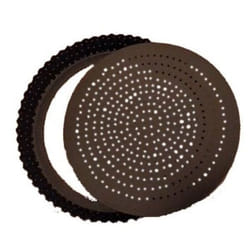 Moule à tarte - GOBEL - 26 cm - Anti-adhérent - Fond amovible - Perforé