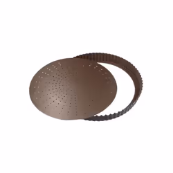 Existe en plusieurs tailles Tourtière cannelée 28 cm avec fond amovible perforé - Acier antiadhérent - Une gamme de moule de  ...