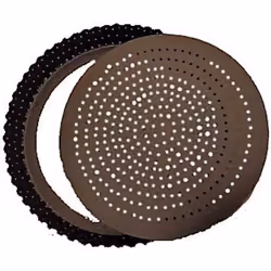 Moule à tarte - Gobel - 30 cm - Anti-adhérent - Fond amovible - Perforé