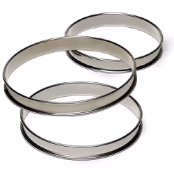 Cercle à tarte haut en inox 30cm - Gobel