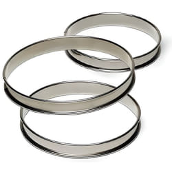 Cercle à tarte haut en inox 30cm - Gobel
