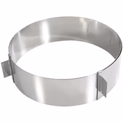 Le cercle réglable en inox de la marque GOBEL vous permet de réaliser de délicieux entremets de tailles différentes. Simple d ...