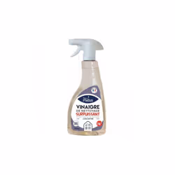 Vinaigre ménager de nettoyage surpuissant de 14% d'acidité. Détartrant, nettoyant multi-usages et naturel. Produit sans déter ...