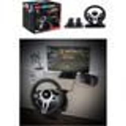 Volant de jeu - SPIRIT OF GAMER - Race Pro Wheel 2 - Compatible Xbox PS4 PC - Pédales incluses - USB