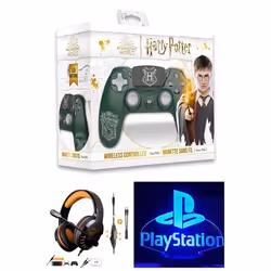 Manette de jeu - Harry Potter - Serpentard - Bluetooth - Lumineuse - 3.5 JACK