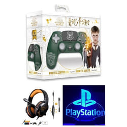 Manette de jeu - Harry Potter - Serpentard - Bluetooth - Lumineuse - 3.5 JACK