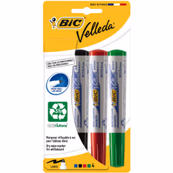 BIC 3086120027742, Noir, Bleu, Vert, Rouge, Blanc, 1,5 mm, 4 pièce(s)