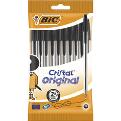 BIC 830864 stylo à bille Noir Moyen 10 pièce(s)