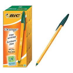 BIC Orange Fine Vert Stylo à bille Fin 20 pièce(s)