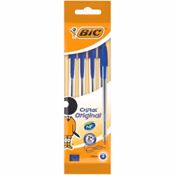 BIC Cristal Original, Bleu, 4 pièce(s)