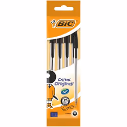 BIC Cristal Original, Noir, 4 pièce(s)