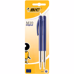 BIC M10 Clic, Bleu, 2 pièce(s), Moyen