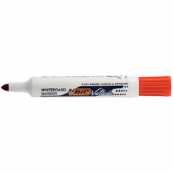 BIC Velleda Whiteboard Marker 1791, 12 pièce(s), Rouge, Pointe ogive, Blanc, Plastique, Rond