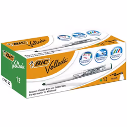 BIC 9581681, 12 pièce(s), Vert, Pointe fine, Multicolore, Rond, 1,4 mm