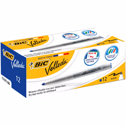 BIC Velleda 1741 marqueur 12 pièce(s) Pointe ogive Bleu