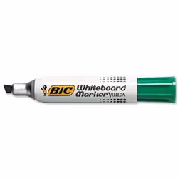 BIC Velleda 1781, 12 pièce(s), Vert, Pointe biseautée, Vert, Blanc, Métal, Rectangle