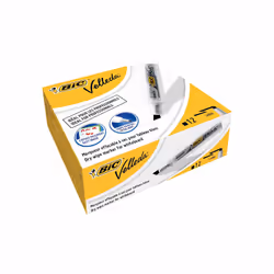 BIC Velleda 1781 marqueur 12 pièce(s) Pointe biseautée Noir