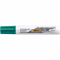 BIC Velleda 1791, 12 pièce(s), Vert, Pointe biseautée, Vert, Blanc, Plastique, Moyen