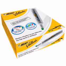 BIC Velleda 1791 marqueur 12 pièce(s) Pointe biseautée Vert
