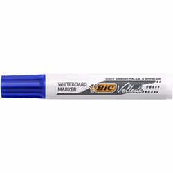 BIC Velleda 1791, 12 pièce(s), Bleu, Pointe biseautée, Bleu, Blanc, Plastique, Moyen