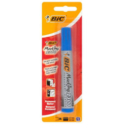 BIC - Marqueur Permanent Marking 2300 - Pointe 5,5 mm - Bleu